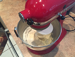 Mixing the Bread Dough