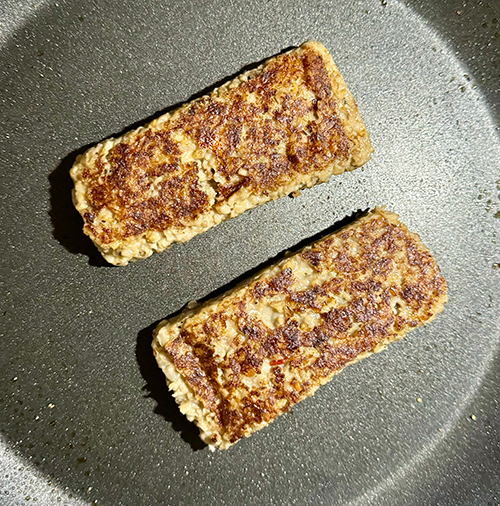 Frying Goetta