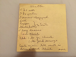 Mom's Goetta Recipe